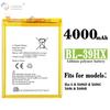 Adequado para Bateria de Celular Infinix Transsion X606/Hot 6 Bl-39Hx Grande Capacidade 4000Mah Atacado