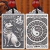 Colar de Prata de Lei 999 Pingente de Coelho do Zodíaco Masculino Zodíaco Padroeiro Presente Feminino