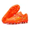 Zapatos de Fútbol con Cordones y Velcro Gratis para Niños y Niñas Uñas Rotas para Estudiantes de Primaria Zapatos Deportivos de Competición con Tacos