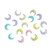 Joia de Lua para Unhas menina guerreira bonita lua de gelo lua de gelo Luz da Lua Crescente Unha Reta Adesivos de Diamante decoração atacado