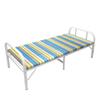 Cama plegable al por mayor de fábrica tablero duro cama para habitación de alquiler cama de hierro económica individual cama para descanso al mediodía tablero de madera cama de acompañamiento para el hogar