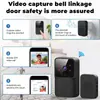 Timbre de Video Inteligente Inalámbrico Wifi de Alta Definición con Visión Nocturna Cámara Intercomunicador Timbre para Puerta Venta al por Mayor
