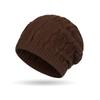 Gorro de lana para deportes al aire libre de otoño e invierno, protección auditiva para hombres y mujeres, gorro de punto pequeño y suelto, TEMU transfronterizo en stock