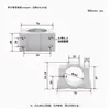 Enlace Maquinaria CNC para Carpintería Accesorios para Máquina de Grabado Base para Motor de Husillo de Aleación de Aluminio Soporte Fijo de Sujeción