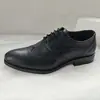 3115 Zapatos de Cuero Brogue Tallado para Hombre, Zapatos Formales de Negocios Modernos, Zapatos con Cordones de Nuevo Estilo para Caballero