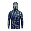 Ropa de Pesca de Manga Larga Transpirable con Protección Solar Camiseta Camuflaje Estampado de Verano Ropa de Pesca Transfronteriza