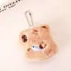 Llavero de Capibara de Peluche Colgante Pequeño Colgante para Mochila Regalo Pequeño Creativo Juguete de Máquina de Garra Venta al por Mayor