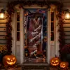 Pegatinas de vidrio para ventanas y puertas con temática de Halloween, impermeables y a prueba de aceite, nuevas pegatinas de pared de fondo para decoración de fiestas de Amazon, pegatinas para puertas