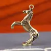 Chaveiro Pingente Atrai-Fortuna em Latão Signo Cavalo Tendência Nacional Presente Criativo Pequeno Presente Banhado a Ouro Atacado