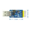 Módulo de Porta Serial Multifuncional Seis-Em-Um Cp2102 USB para Ttl 485 232 Conversão Mútua Compatível com 3.3V/5V