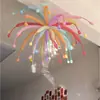 Montaje de Decoración de Graduación para Escena de Salón de Clases de Jardín de Infancia con Globos de Fuegos Artificiales de Tira Larga de Dopamina Coloridos