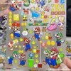 Pegatinas creativas de Super Mario, lindas y con temática clásica de la infancia, para botellas de agua, diarios y fundas de teléfono DIY - impermeables