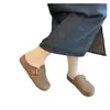 Sapatos Birkenstock com Solas Macias para Primavera e Verão 2026, Novo Estilo para Uso ao Ar Livre, Chinelos com Biqueira Semi-Aberta, Sapatos Birkenstock Leves de Solado Grosso Estilo Francês para Mulheres