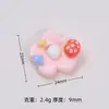 Diario de Sueños de Estrella de Bayas Dulces Dibujos Animados DIY Pegamento de Crema Decoración para Funda de Teléfono Ins Accesorios para Zapatos Croc Pasador Material al por Mayor