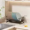 Suporte para Tigelas Pratos Louças de Cozinha para Uso Doméstico Porta Utensílios de Mesa Escorredor de Louças Bancada da Pia Armário Suporte para Armazenamento de Tigelas Hashis