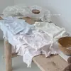 Algodón Clase A Amigable con la Piel Ropa de Casa de Verano para Niños Conjunto de Dos Piezas con Pantalones Cortos Estampado de Caricaturas para Bebé Ropa de Casa Transpirable