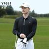 PGM Ropa de Golf para Hombre Camiseta de Manga Larga Manga de Seda Helada Perforada con Láser Top Deportivo de Verano Camisa Polo