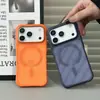 Adecuado para iPhone 17 Pro Max Funda de Teléfono Magnética Mate con Sensación de Piel Apple 16 Cobertura Total Resistente a Caídas Funda Protectora 15
