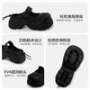 Estilo de Rua Sola Grossa Aumentando a Altura Cadarço Moda Feminina Baotou Meio Chinelo Confortável Verão Distintivo Novo Criativo Sapatos com Furos
