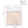 Palito de Laranja para Nail Art de Tamanho Múltiplo, Palito de Madeira para Nail Art, Ferramenta de Pontilhismo, Palito de Bambu, 100 Peças, Ferramenta de Nail Art Embossada