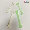Hueso Blanco con Agujeros Plástico Huesos Artificiales Cuentas Decoración de Halloween Adornos Accesorios DIY Huesos Pequeños Luminosos
