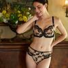 Sutiã de Renda Grande Tamanho Plus Size com Aro de Aço Malha Sexy Bordado Ultra Fino Emagrecedor Ajustável Amazon Transfronteiriço