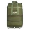 Bolsa de transporte de aviación de 40 pulgadas, versión silenciosa, con cojinetes de 6 ruedas, bolsa de ruedas plegable telescópica de gran capacidad, bolsa de viaje móvil