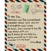 Regalo para Mamá Lana Festivo Hija Franela Manta de Sofá Manta de Pie Manta Sábanas Sobre Amazon