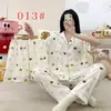 Pijama de mujer para otoño e invierno, conjunto de tres piezas de algodón nube, ropa de casa, estilo lindo y dulce de estudiante 2026