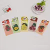 Tabletas de Fragancia para Coche Patrón de Fruta de Dibujos Animados Personalizado Colgante de Perfume para Coche Aromaterapia Desodorante Cereza Colgante Creativo
