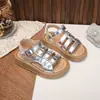 Sandálias Infantis 2026 Verão Novo Sapatos Romanos de Solado Grosso para Crianças Pequenas, Médias e Grandes Sola Macia Antiderrapante Sandálias de Praia Fashion Tendência