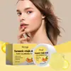 Tabletas Limpiadoras Hoygi Cúrcuma Ácido Kójico Limpieza Suave Poros Faciales, Reteniendo la Humedad, Refrescantes y Suavizantes Tabletas Limpiadoras