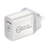 Carregador Rápido Transfronteiriço Pd25W com Duas Portas, Carregamento Rápido Pd+Qc3.0, Adequado para iPhone 14 e Celulares Android, Carregador Rápido