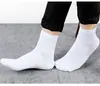 Meias de Cano Médio para Homens, Meias de Cano Médio Masculinas para Outono e Inverno, Meias de Cano Médio Cor Sólida, Meias Sociais