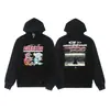 Moletom com capuz estampado retrô americano, marca moderna europeia e americana, estilo hip-hop urbano. Moletom básico unissex.