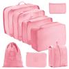 Conjunto de Armazenamento de Viagem com Compartimentos para Organização Fácil, Conjunto Multifuncional de Sete Peças para Organização Doméstica e Armazenamento Portátil