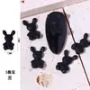 Liga de Zinco Fofa Desenho Animado Joias para Nail Art Cor Popular da Internet Tinta Spray Urso Coelho Rosa Decoração de Nail Art Acessórios