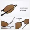 Gafas de Sol Pequeñas Marrones de Alta Calidad Estilo Europeo y Americano Ojo de Gato Uv400 Estilo Chica Caliente del Milenio Estilo Callejero Gafas de Sol Graduadas Bc-4040