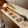 Tapete de Mesa para Armário de Vento à Prova d'Água à Prova de Óleo Sem Lavagem Tapete para Armário de Sapatos de Entrada Armário Doméstico de Cinco Gavetas Armário de Vinho Tapete à Prova de Poeira