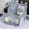 Bolsa Portátil Magnética para Lápices de Gran Capacidad de Pie, Bolsa de Almacenamiento Multifuncional de Alto Valor, Caja de Papelería Oblicua para Estudiantes