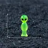 Figuras de Alien de Brillo Nocturno para Comercio Exterior Transfronterizo, Accesorios para Decoración de Jardín DIY, Mini Adornos de Escritorio