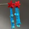 Pendientes Vintage de Alas de Cristal