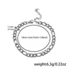 Cruz Acero Inoxidable 3:1 Cadena NK Pulsera Personalizada Diaria Lujo Ligero Gama Alta Versátil Cadena Chapada Joyería Al Por Mayor