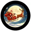Lámpara de proyección con patrón navideño, lámpara de cielo estrellado, miniproyector USB, luz nocturna, lámpara de ambiente de cielo estrellado para dormitorio, transfronterizo