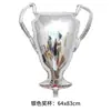 Trofeo de la Copa del Mundo Trofeo de la Copa Dorada del Campeonato Globos con Forma de Trofeo de Papel de Aluminio Globos de Decoración para Lugar de Fiesta