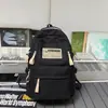 Mochila para Estudantes Femininas, Mochila Simples e Leve de Grande Capacidade para Meninas, Mochila de Cor Sólida de Alta Qualidade para Meninos