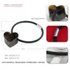 El pasador de acetato en forma de corazón más vendido de Jiarui para uso transfronterizo, diadema en forma de corazón con patrón de mármol, liga para el cabello simple para mujer