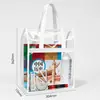 Bolsa de Arquivo Transparente de PVC Alto Valor de Cor Especial para Prova de Estudante Bolsa Portátil para Carregar Livros Bolsa para Estudo Suplementar Bolsa de Armazenamento à Prova d'Água