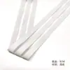 Cinta elástica de seda de pescado de 5 cm, poliéster, puntos blancos y negros, muestra, cinta de borde elástica tejida hueca, fabricantes