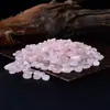 Grava de cristal rosa natural, piedra desmagnetizadora, piedra hibisco, piedra difusora de aroma de cristal rosa para mandalas budistas, grava a granel en stock